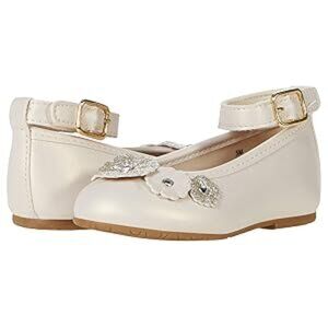 Rachel Kids Girl's Lacie (Little Kid) Beige Pearl 5 M, NEW